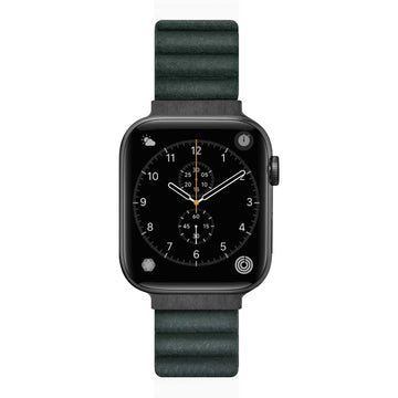 NOVI LUXE Watch Strap for Apple Watch Series 4-10 & SE & ULTRA - Pine Green