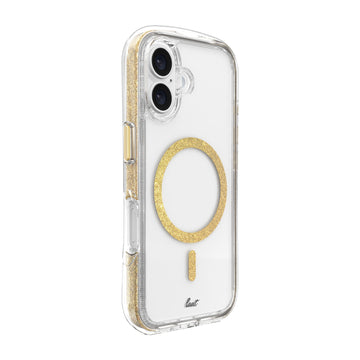 AERO SPARKLE case for iPhone 16 Series - CRYSTAL GOLD