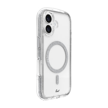 AERO SPARKLE case for iPhone 16 Series - CRYSTAL SILVER