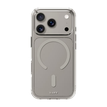 CRYSTAL FLURO case for iPhone 17 Series - CLEAR GREY
