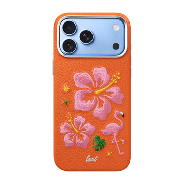 TWINE EDGE case for iPhone 18 Pro Series - SUNSET HIBISCUS