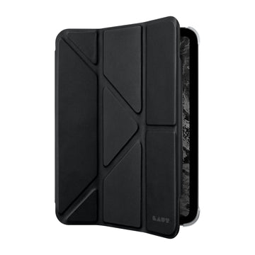HUEX FOLIO Versatile Stand case with Stylus Pen Slot for iPad mini 7 / iPad mini 6 - BLACK