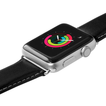 Oxford Watch Strap for Apple Watch Series 4-10 & SE & ULTRA - Noir