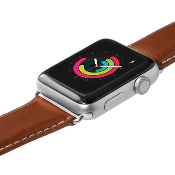 Oxford Watch Strap for Apple Watch Series 4-10 & SE & ULTRA - Tobacco