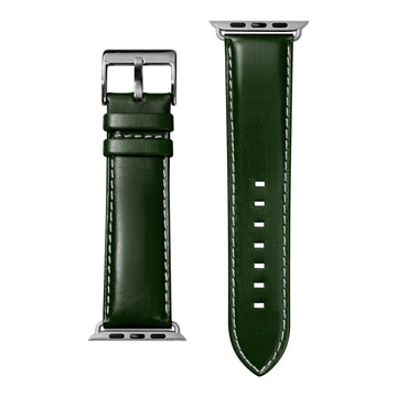 Oxford Watch Strap for Apple Watch Series 4-10 & SE & ULTRA - Midnight Green