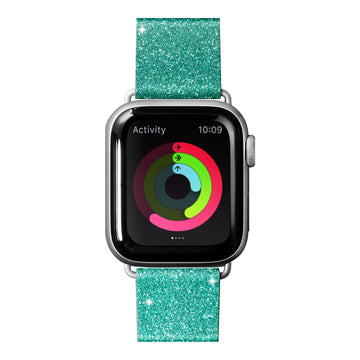 OMBRE SPARKLE Watch Strap for Apple Watch Series 1-10 & SE & ULTRA - Peach