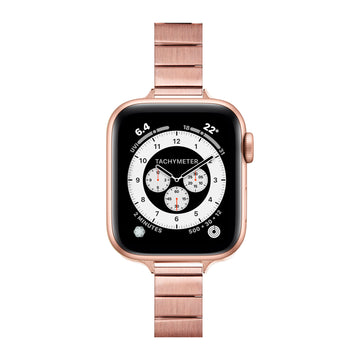 LINKS PETITE Watch Strap for Apple Watch Series 4-10 & SE & ULTRA - Silver