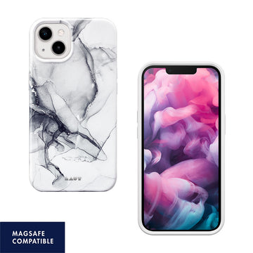 HUEX INK case Compatible with MagSafe for iPhone 13 Series - WHITE