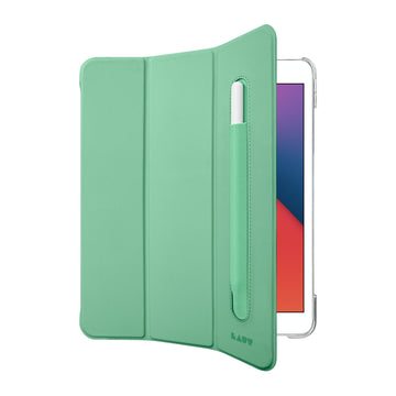HUEX FOLIO case with Pencil Holder for iPad 10.2-inch (2021 / 2020 / 2019) - Green