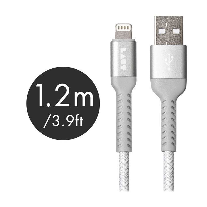 LAUT-LINK TOUGH MATTER 1.2m/3.9ft USB A to Lightning Cable-Cable-For iPhone / iPod / iPad series