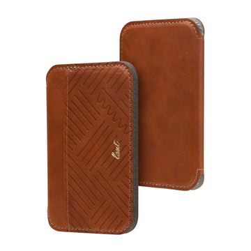 MOTIF WALLET Compatible with MagSafe - Brown