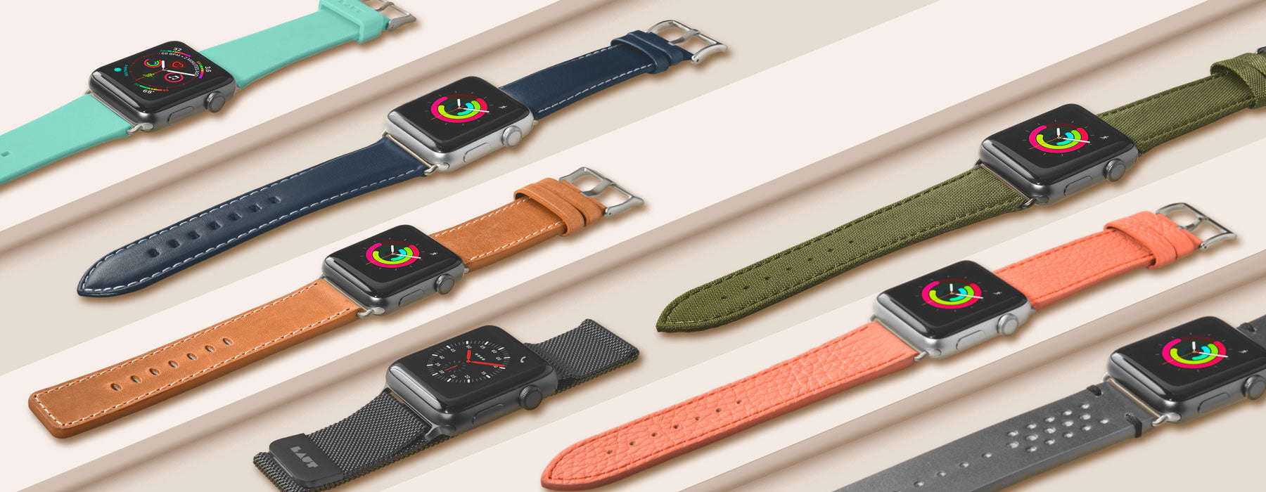 LAUT Unveils Range of Watch Straps for Series 4 Apple Watch at CES 2019