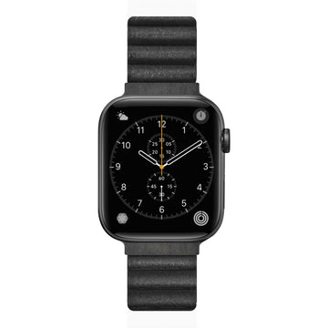 NOVI LUXE Watch Strap for Apple Watch Series 4-10 & SE & ULTRA - Midnight