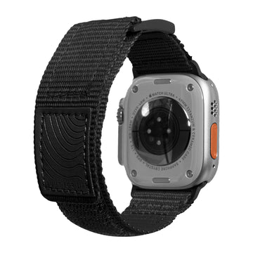 CHAMPS SPORT Watch Strap for Apple Watch Series 4-10 & SE  & ULTRA - BLACK