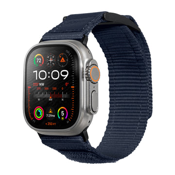CHAMPS SPORT Watch Strap for Apple Watch Series 4-10 & SE  & ULTRA - BLUE