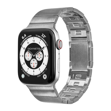 LINKS 2.0 Watch Strap for Apple Watch Series 4-10 & SE & ULTRA - Silver
