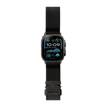 SATURN LOOP Watch Strap for Apple Watch Series 4-10 & SE & ULTRA - ROCK BLACK