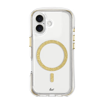 AERO SPARKLE case for iPhone 16 Series - CRYSTAL GOLD