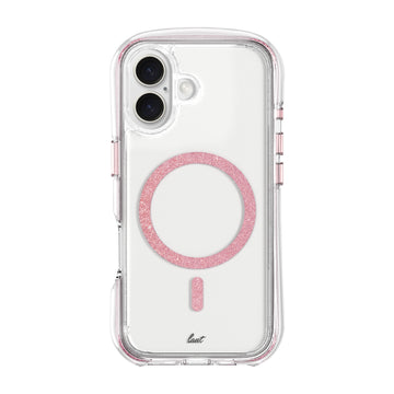 AERO SPARKLE case for iPhone 16 Series - CRYSTAL PINK
