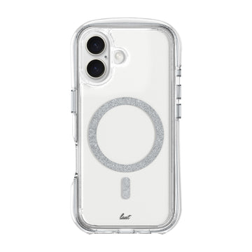 AERO SPARKLE case for iPhone 16 Series - CRYSTAL SILVER