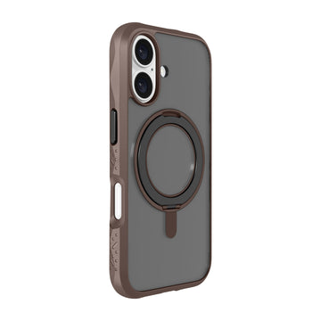 CRYSTAL MATTER case for iPhone 16 Series - EARTH BROWN