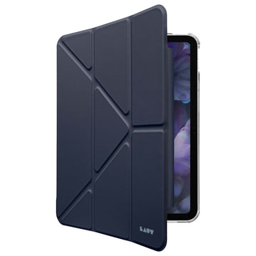 HUEX FOLIO Versatile Stand case with Stylus Pen Slot for iPad Air 11-inch (2025 - 2024) - NAVY