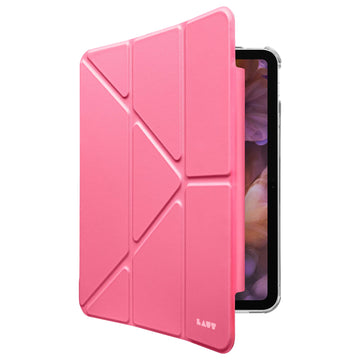 HUEX FOLIO Versatile Stand case with Stylus Pen Slot for iPad Air 11-inch (2025 - 2024) - PINK