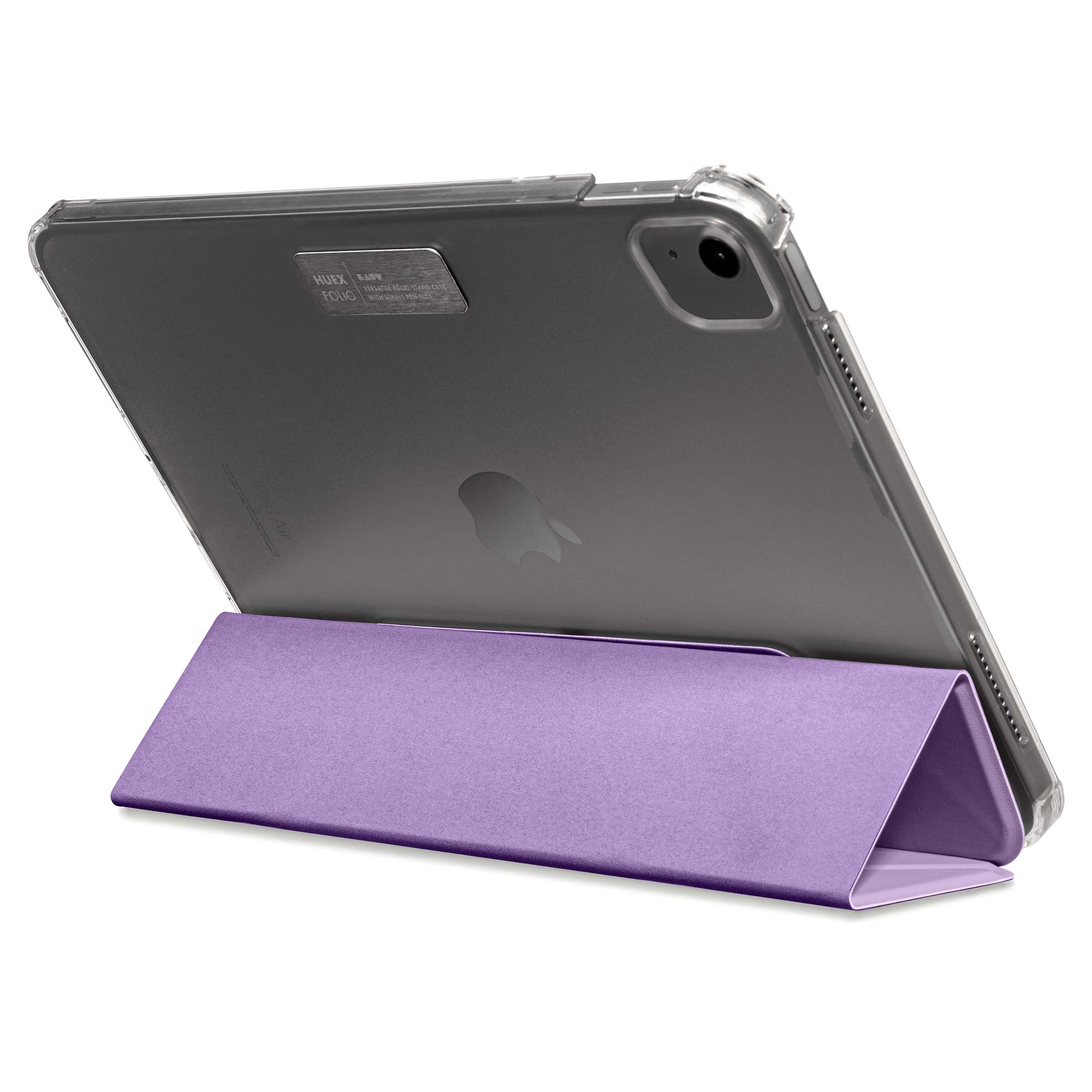 iPad本体 パープル カバー付き Apple Pencil HUEX FOLIO Versatile Stand case with Stylus Pen Slot for iPad Air