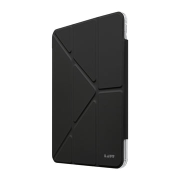 HUEX FOLIO Versatile Stand case with Stylus Pen Slot for iPad 10.9-inch ((A16) 11th Gen, 2025 / 10th Gen, 2022) - BLACK