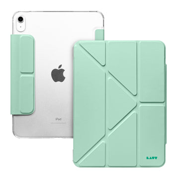 HUEX FOLIO Versatile Stand case with Stylus Pen Slot for iPad 10.9-inch ((A16) 11th Gen, 2025 / 10th Gen, 2022) - GREEN