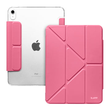 HUEX FOLIO Versatile Stand case with Stylus Pen Slot for iPad 10.9-inch ((A16) 11th Gen, 2025 / 10th Gen, 2022) - PINK
