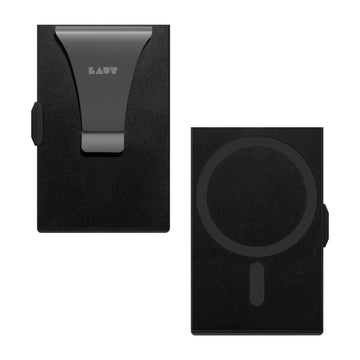 SLIDER CARD CASE Compatible with MagSafe - BLACK