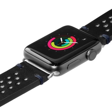 Heritage Watch Strap for Apple Watch Series 4-10 & SE  & ULTRA - Jet Black
