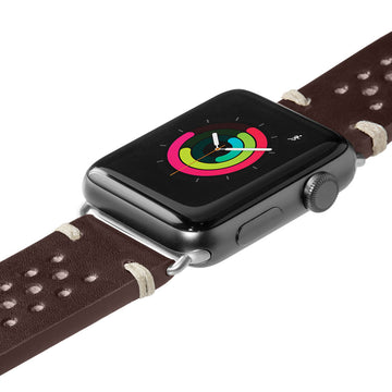 Heritage Watch Strap for Apple Watch Series 4-10 & SE  & ULTRA - Burgundy