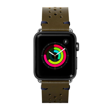 Heritage Watch Strap for Apple Watch Series 4-10 & SE  & ULTRA - Olive