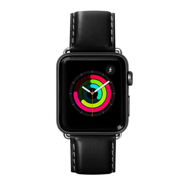 Oxford Watch Strap for Apple Watch Series 4-10 & SE & ULTRA - Noir
