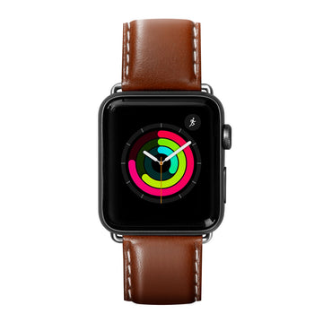 Oxford Watch Strap for Apple Watch Series 4-10 & SE & ULTRA - Tobacco