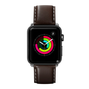 Oxford Watch Strap for Apple Watch Series 4-10 & SE & ULTRA - Espresso