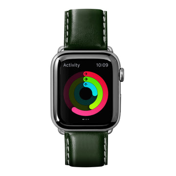 Oxford Watch Strap for Apple Watch Series 4-10 & SE & ULTRA - Midnight Green