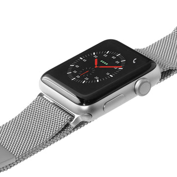 Steel Loop Watch Strap for Apple Watch Series 4-10 & SE & ULTRA - Silver