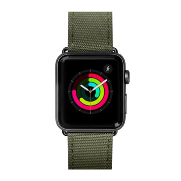 Technical Watch Strap for Apple Watch Series 4-10 & SE & ULTRA & ULTRA - Military Green