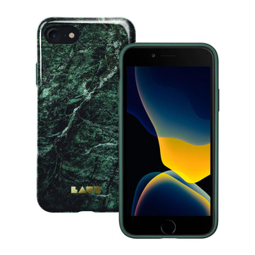 HUEX ELEMENTS case for iPhone SE / 8 /7 - Marble Emerald