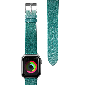 OMBRE SPARKLE Watch Strap for Apple Watch Series 1-10 & SE & ULTRA - Mint