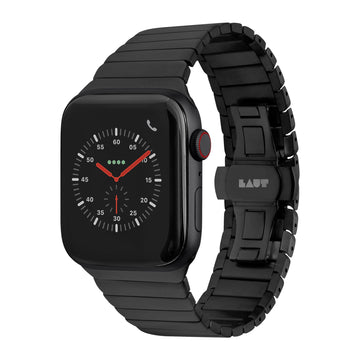 LINKS Watch Strap for Apple Watch Series 4-10 & SE & ULTRA - Black