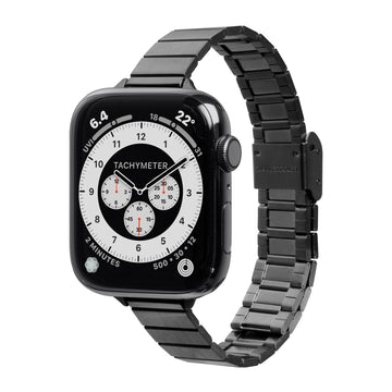 LINKS PETITE Watch Strap for Apple Watch Series 4-10 & SE & ULTRA - Black