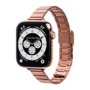 LINKS PETITE Watch Strap for Apple Watch Series 4-10 & SE & ULTRA - Rose Gold