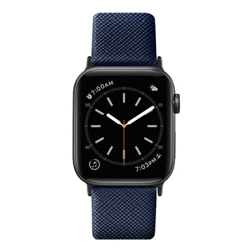PRESTIGE Watch Strap for Apple Watch Series 4-10 & SE & ULTRA - Black