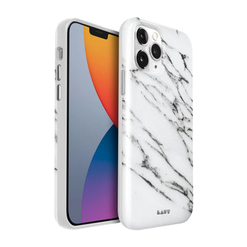 HUEX ELEMENTS case for iPhone 12 series - MARBLE WHITE