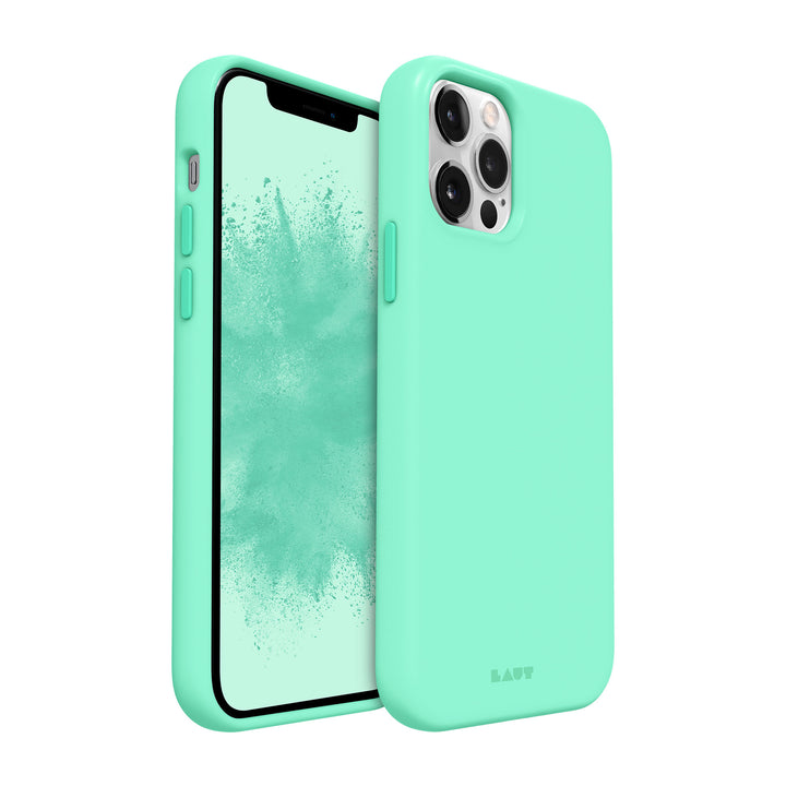 LAUT - HUEX Pastels Case compatibile con iPhone 12 Pro Max | Design con colori pastello | Protezione dagli urti fino a 4 metri | Custodia antimicrobica • Spearmint LAUT - HUEX Pastels Case compatibile con iPhone 12 Pro Max | Design con colori pastello | Protezione dagli urti fino a 4 metri | Custodia antimicrobica • Spearmint