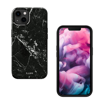 HUEX ELEMENTS case for iPhone 13 Series - MARBLE BLACK